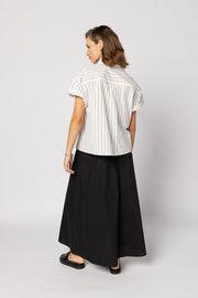 Fonze Shirt - White/Black Stripe