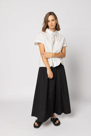 Fonze Shirt - White/Black Stripe