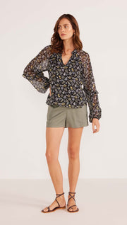 Taylee Long Sleeve Blouse - Floral