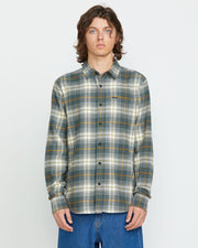 Caden Plaid Long Sleeve Shirt - Dark Slate