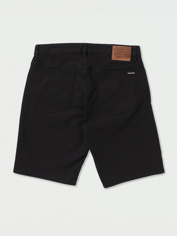 Modown Canvas 5 Pocket Short - Black