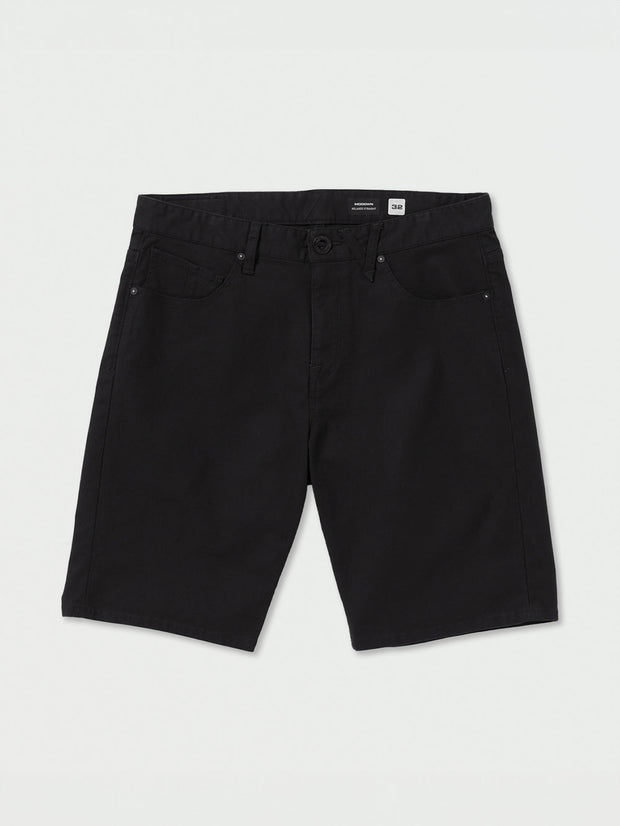 Modown Canvas 5 Pocket Short - Black