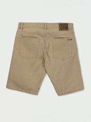 Modown Canvas 5 Pocket Short - Khaki