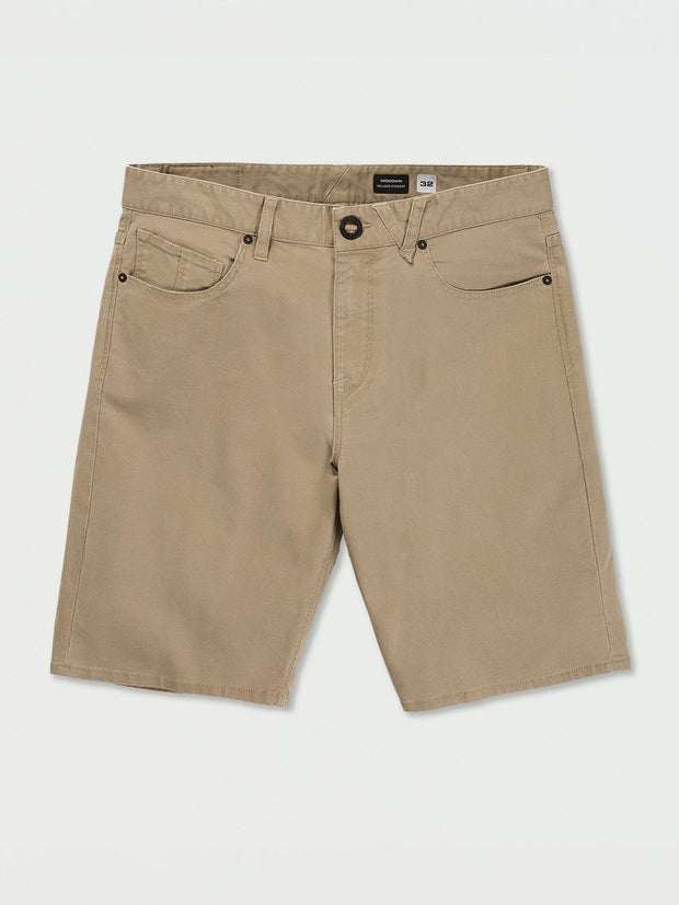 Modown Canvas 5 Pocket Short - Khaki