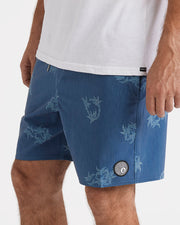 Regal Tropical Trunk 17” Shorts - Coronet Blue