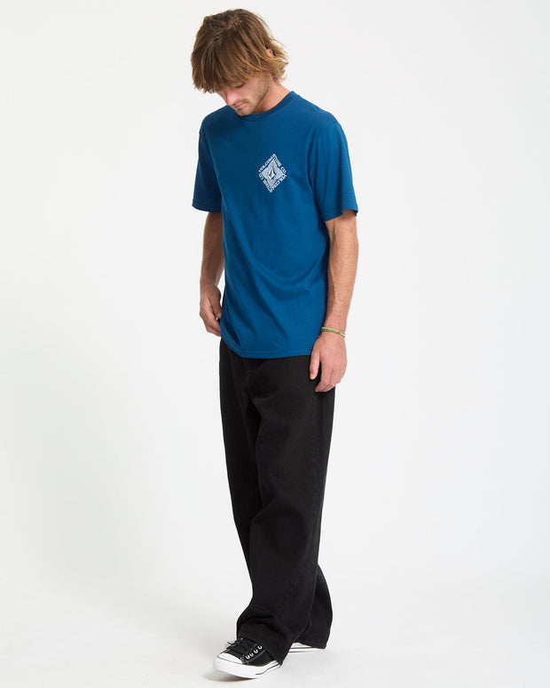 Obtical Basic Tee - Cosmic Blue