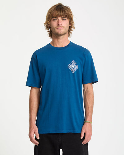 Obtical Basic Tee - Cosmic Blue