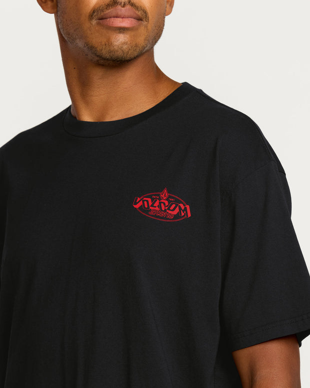 Tumbled S/S Tee - Black