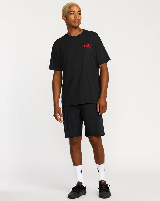Tumbled S/S Tee - Black