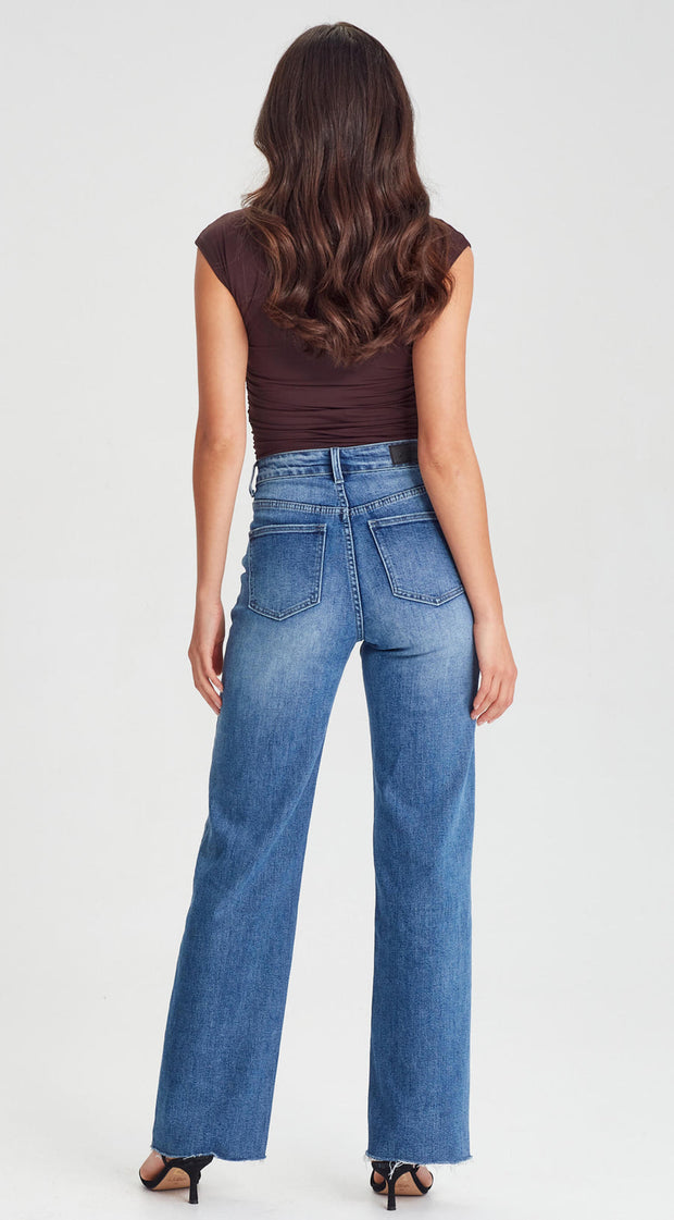 Alanis Wide Leg Jean - Denim Blue