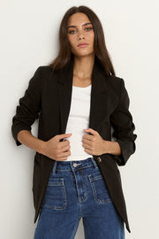 Atlantic Cotton Classic Blazer - Black