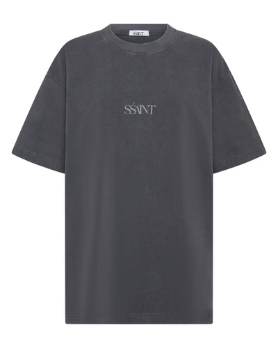 No Vacancy Tee - Charcoal Acid Wash