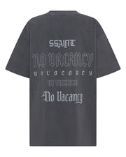 No Vacancy Tee - Charcoal Acid Wash
