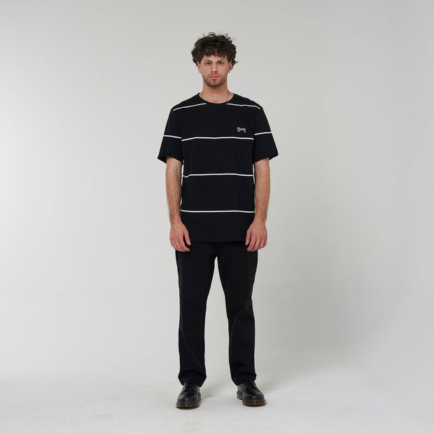 Easy Stripe T-Shirt - Black/White