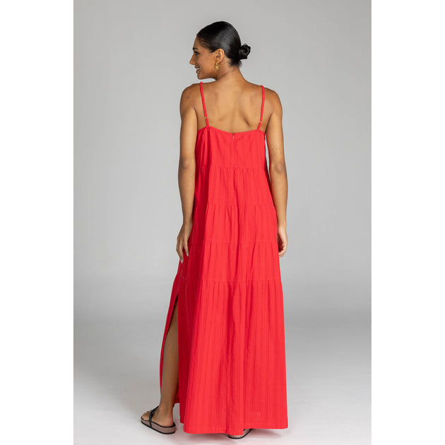 Carmen Dress - Red – Chicago Joes
