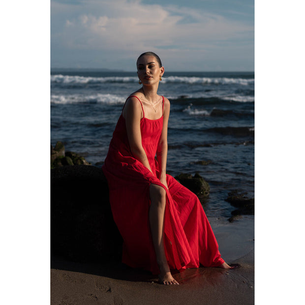 Carmen Dress - Red