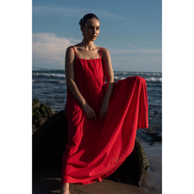 Carmen Dress - Red