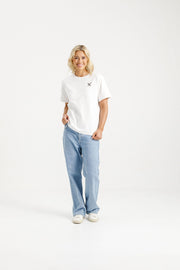 Chris Tee - White with Shadow X