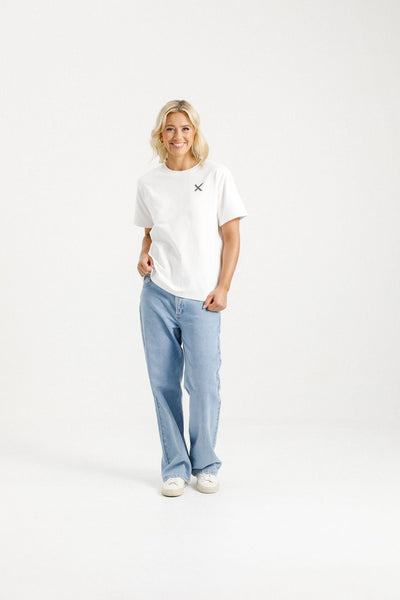 Chris Tee - White with Shadow X