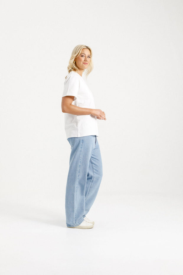 Chris Tee - White with Shadow X