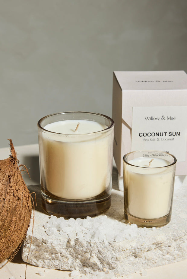 Coconut Sun Sea Salt + Coconut 210g Soy Candle