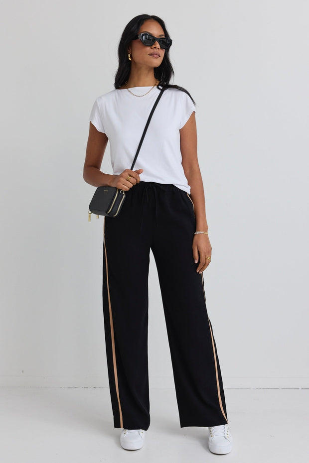 Confident Wide Leg Pant - Black