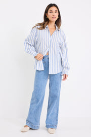 Connection L/S Shirt - Blue Stripe