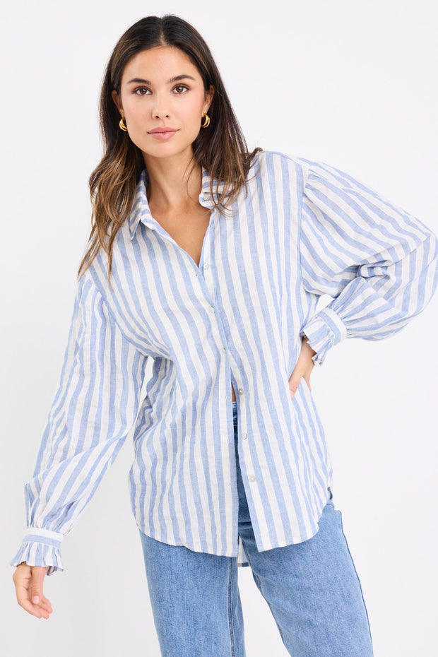 Connection L/S Shirt - Blue Stripe