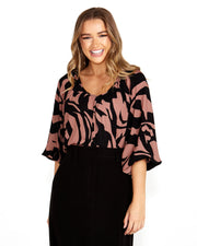 Joelle Boho Top - Abstract