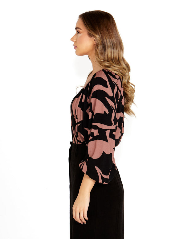 Joelle Boho Top - Abstract