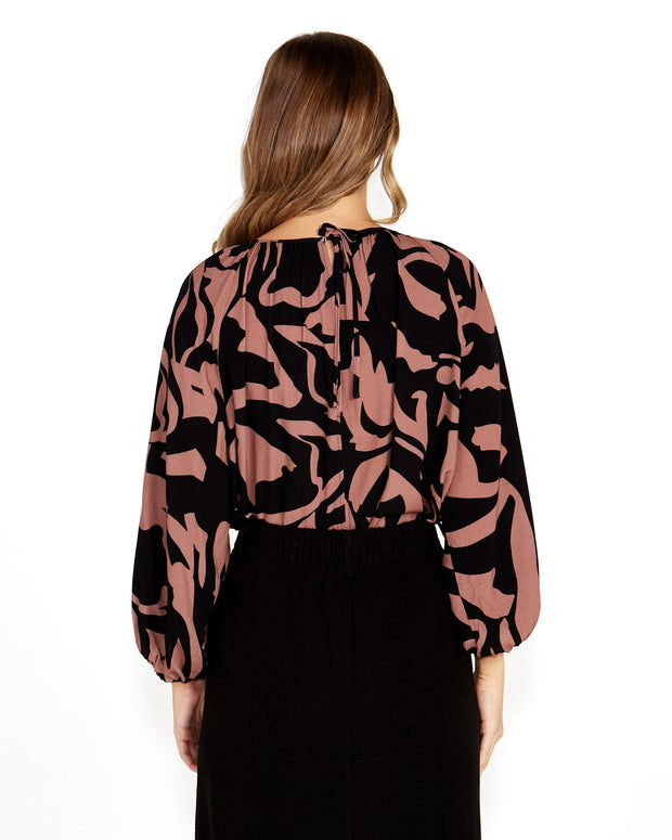 Joelle Boho Top - Abstract