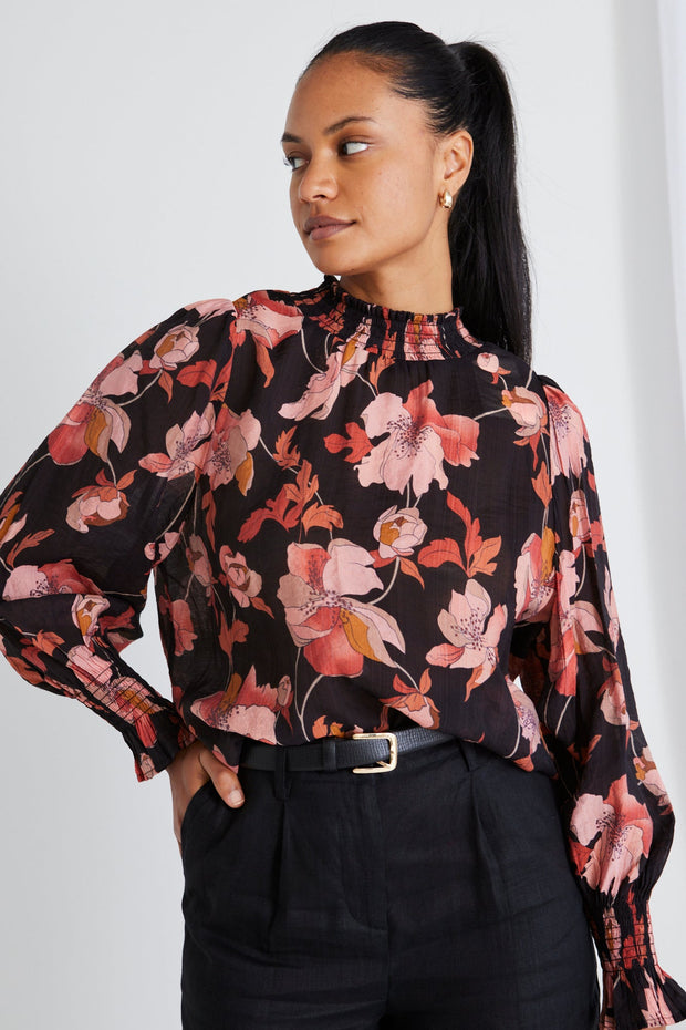 Emphatic Top - Blush Floral