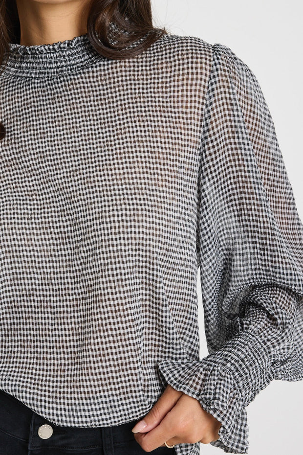 Emphatic L/S Top - Gingham