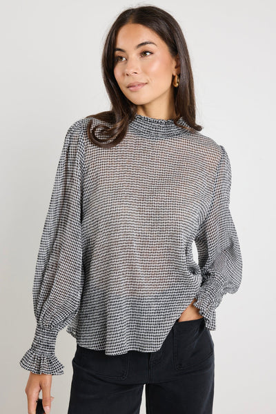Emphatic L/S Top - Gingham