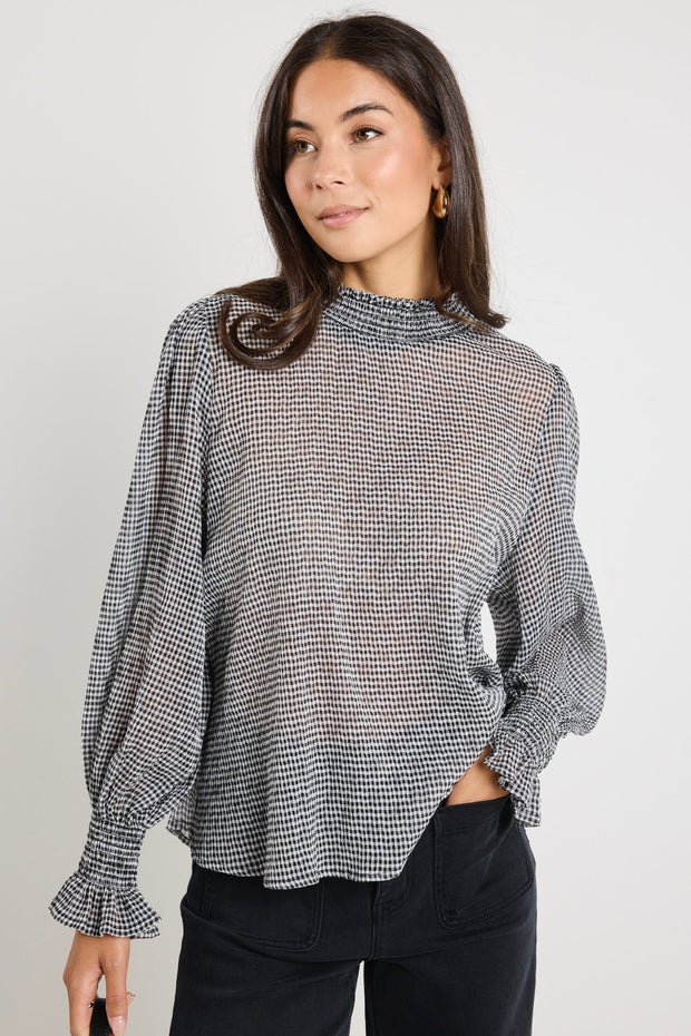 Emphatic L/S Top - Gingham