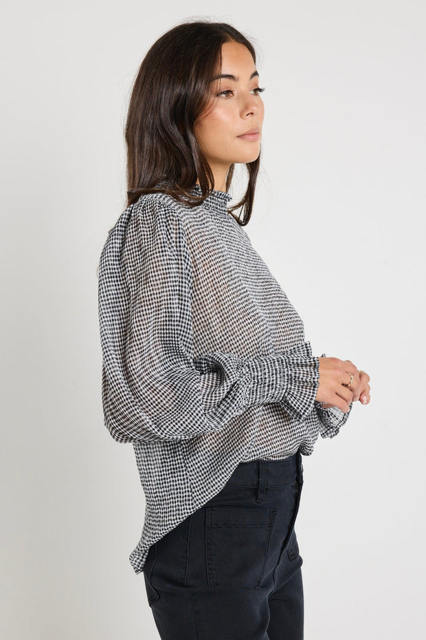 Emphatic L/S Top - Gingham