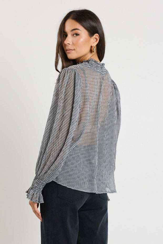 Emphatic L/S Top - Gingham