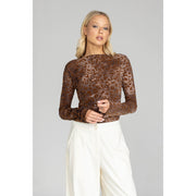 Gigi Top - Brown Leopard