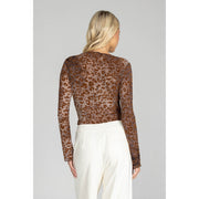 Gigi Top - Brown Leopard