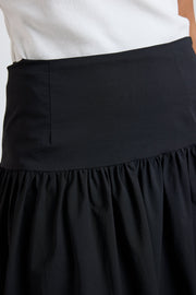 Intensity Bubble Midi Skirt - Black