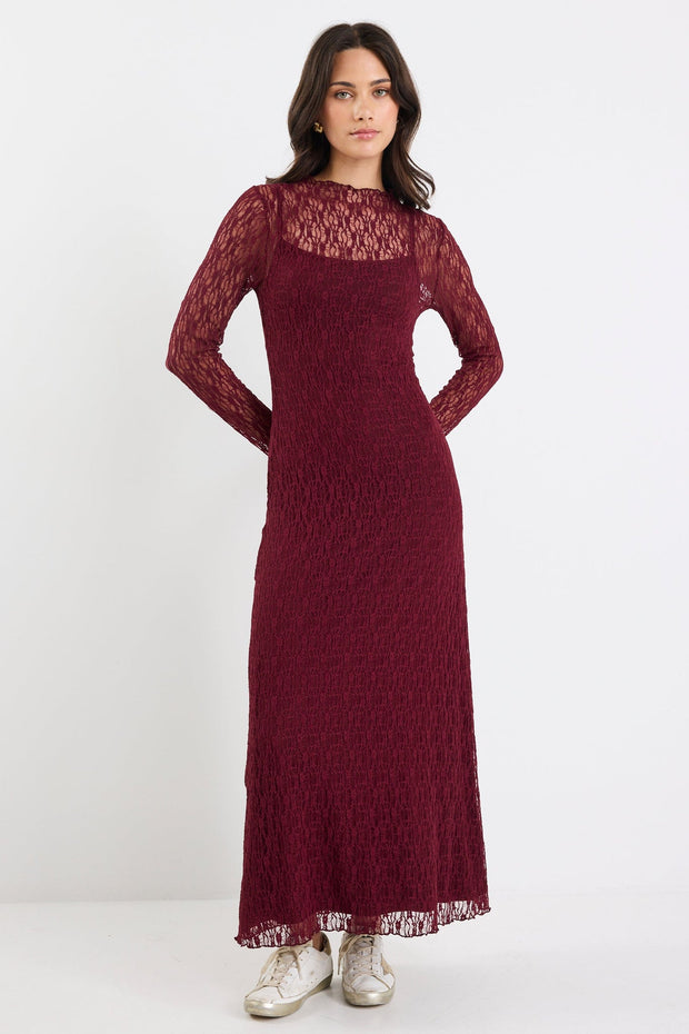 Keepsake Long Sleeve Maxi Dress
