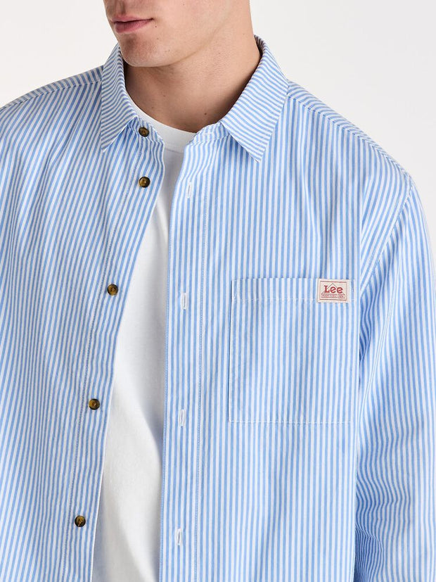 Bateman L/S Shirt - Sky
