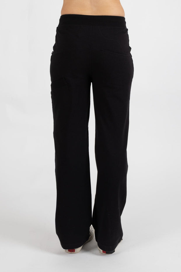 Escape Trackies Loose Leg - Black/Gold