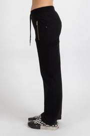 Escape Trackies Loose Leg - Black/Gold