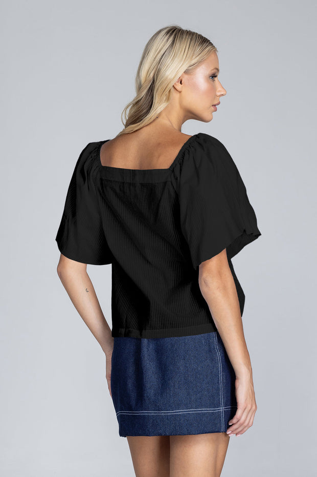 Love Me A Little Top - Black