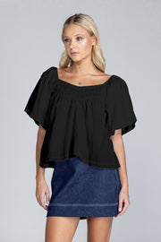 Love Me A Little Top - Black