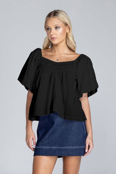 Love Me A Little Top - Black