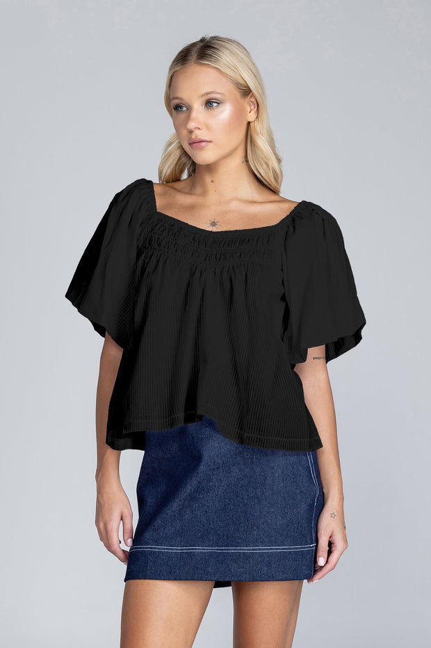 Love Me A Little Top - Black