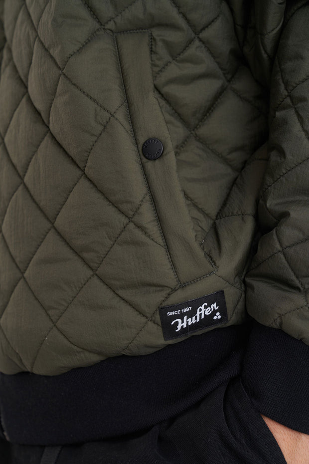 Rev Quilted Bomber Jacket - Cypress