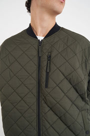 Rev Quilted Bomber Jacket - Cypress